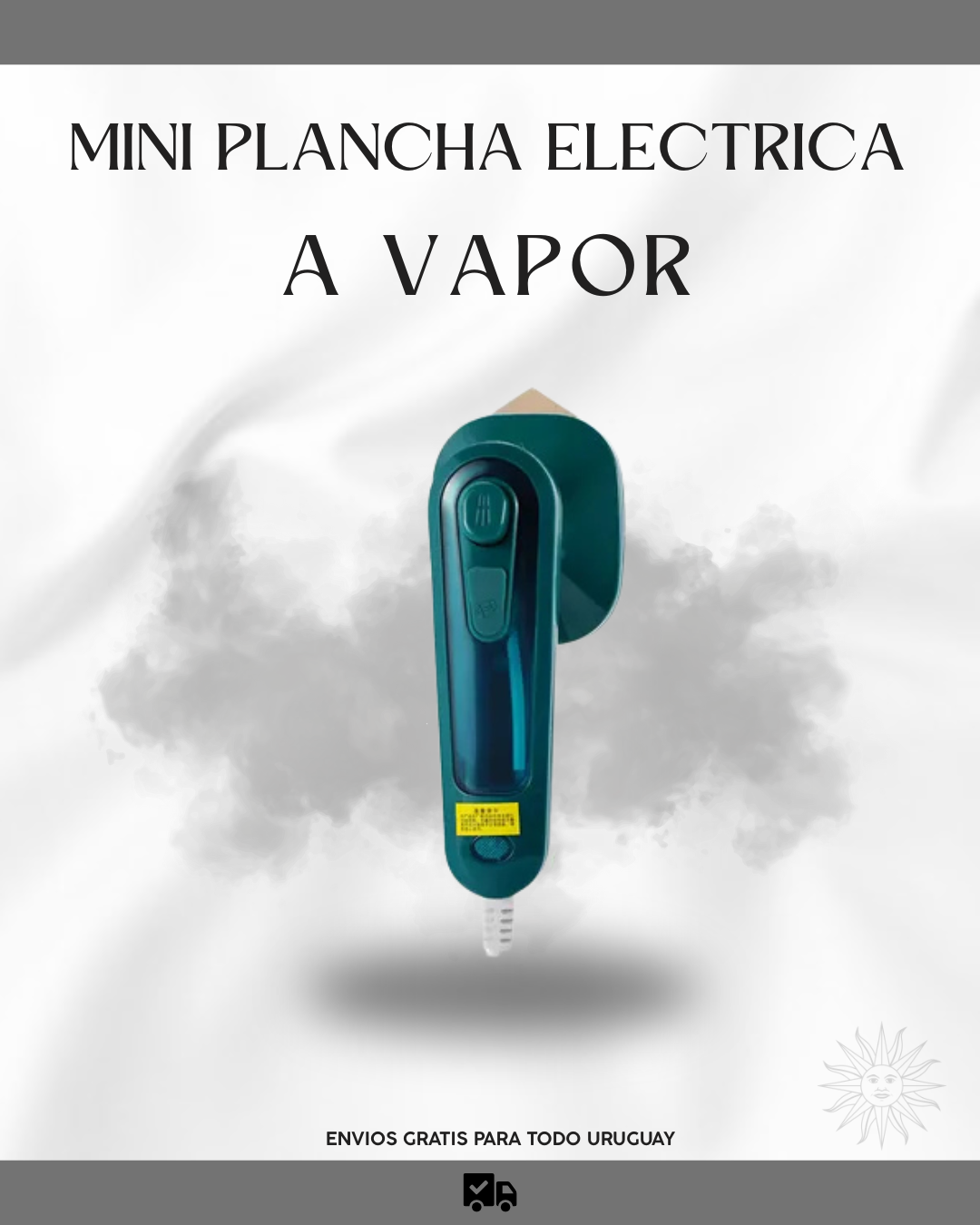 Mini plancha eléctrica a vapor