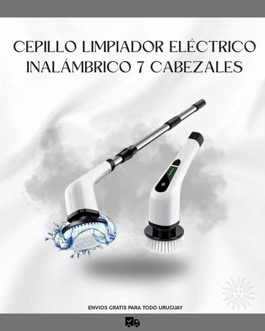 Cepillo Eléctrico de Limpieza 7 en 1